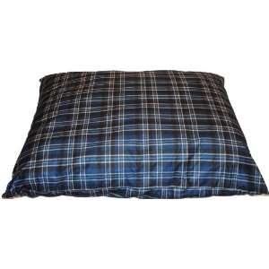  Brinkmann Pet 42 Inch by 52 Inch Giant Plaid Pet Bed, Navy 