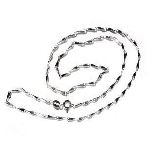  Bar Chain Silver Necklace Jewelry