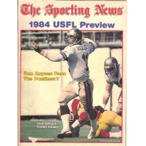  The Sporting News 1984 USFL Football Preview Insert 
