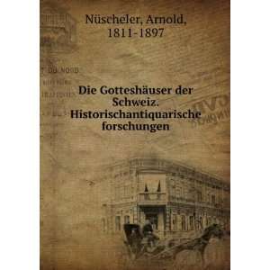   forschungen: Arnold, 1811 1897 NÃ¼scheler: Books