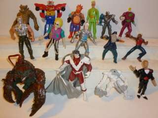 Big Lot of 15 Mixed Action Figures TMNT ghostbuster + others  