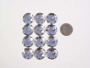 Lot of 12 Loose Acrylic Stones Perfect for Bows/Flowers  