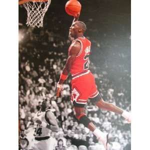  Michael Jordan Dunk Canvas: Sports & Outdoors