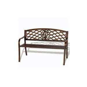   Metal Park Bench $45.44 with Coupon Code piersurplus Home & Kitchen