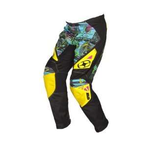 No Fear MotoCross Rac g 1202SE.NE Spectrum Pants   Neon 28