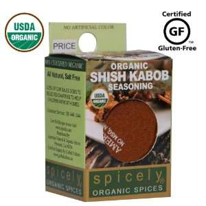 Spicely 100% Organic and Certified Gluten Free, Shish Kabob