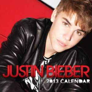 Justin Bieber (Trade) 2013 Wall Calendar 12 X 12
