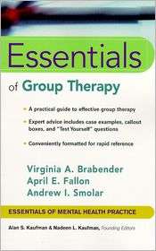 Essentials of Group Therapy, (0471244392), Virginia A. Brabender 