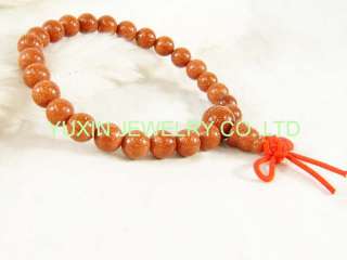 YSB156 Natural goldstone Buddhism prayer beads bracelet  