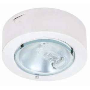  Elco E228W White Mini Downlight with Clear Glass Lens 