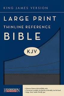   KJV LP Thinline Reference Bible, Slate/Blue by 