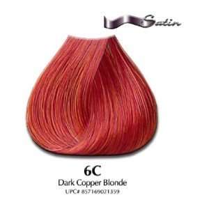 6C Dark Copper Blonde   Satin Hair Color with Aloe Vera 