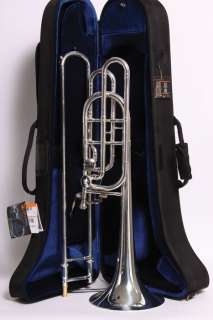 Kanstul 1585 Series Bass Trombone 1585 2 Silver  