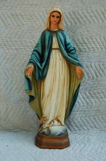 Antique Statue Our Lady of Grace + 26 tall + MARY+  