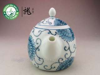 Chrysanthemum * Blue & White Porcelain Teapot 270ml  