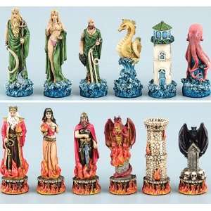  Mythical Kingdom Theme Chessmen Toys & Games