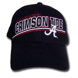  NCAA OFFICIAL ALABAMA CRIMSON TIDE CAP HAT BLACK ADJ 