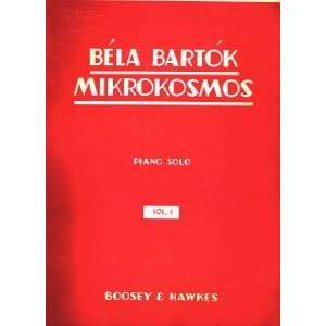  Mikrokosmos Piano Solo Vol. 1 (Vol1) Bela Bartok Books