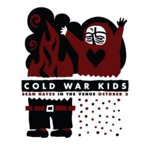  The Cold War Kids 2008 Silkscreen Concert Poster 