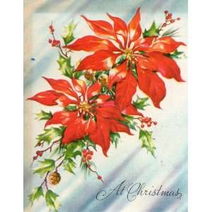   Card AT CHRISTMAS, An Artistic Card, Made in USA, 70 