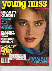 BROOKE SHIELDS YM Young Miss Magazine 11/83 BEAUTY  
