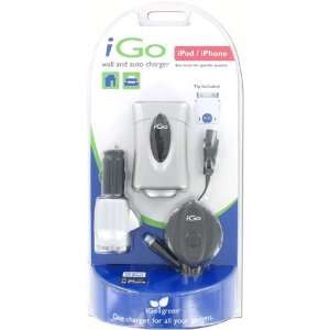 iGo Everywhere Universal Wall And Auto Charger With Retractable Cord 