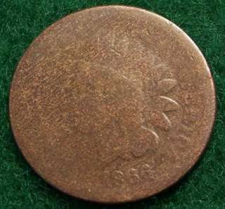 1866 Indian Head Cent   Poor obv   Good rev   #315  