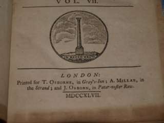 John Hancock SIGNED 1747 Universal History HIS BOOK!  