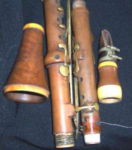 Antique boxwood clarinet By Garrett of London  