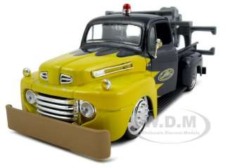 1948 FORD F1 WRECKER TOW TRUCK 1/25 BLACK/YELLOW  