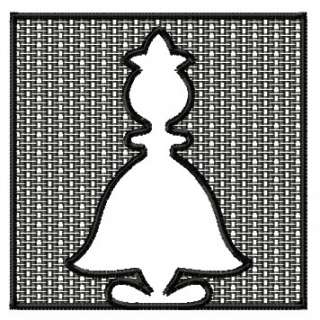 Chess Designs + Quilt Block for Machine Embroidery 4x4  