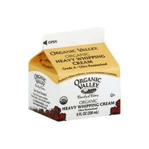  Organic Valley Heavy Whipping Cream, Organic, 8 fl oz 