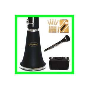   New Black/Nickel B Flat Bb CLARINET Lazarro+11 REEDS 