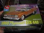 AMT 1968 PLYMOUTH GTX 440 1/25 MODEL KIT fs Model Car M