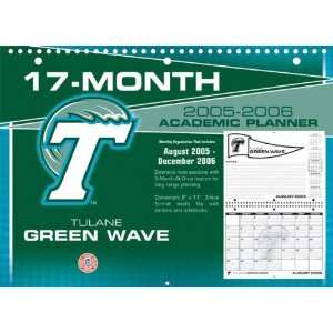    Tulane Green Wave 2006 8x11 Academic Planner: Sports & Outdoors