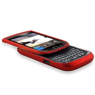  on rubber coated case for blackberry torch 9800 wine red quantity 1 