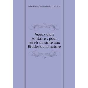   de la nature Bernardin de, 1737 1814 Saint Pierre  Books
