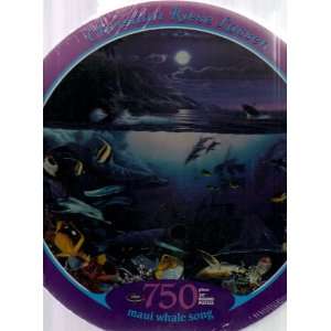   : MAUI WHALE SONG (750 PIECE, 24in. ROUND PUZZLE): Everything Else