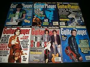 2002 2004 GUITAR PLAYER MAGAZINE LOT OF 11 ISSUES   MUSIC MAGAZINES 
