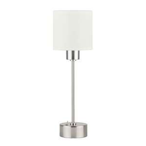 Lights Up! RS 424BN FBD Cancan Mini Table Lamp, Brushed Nickel