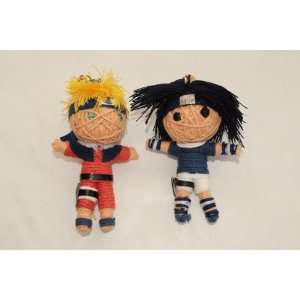  Naruto vs. Sasuke Voodoo String Doll Keychain Ornament 