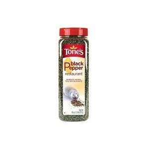 Tones Ground Black Pepper   18 oz Grocery & Gourmet Food