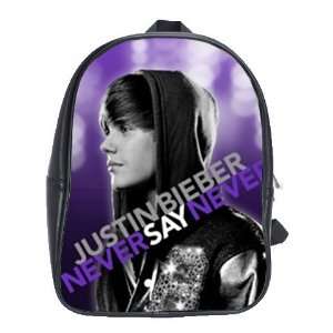   Bag Storage School Book Carry Justin Bieber JB