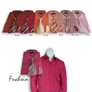   Moda Set Dress Shirt with Matching Tie and Handkerchief 201  