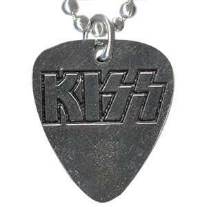  KISS LOGO GUITAR PICK NECKLACE Musical Instruments