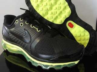 Nike Air Max + 2010 Black Black Volt Sneakers Mens 7  