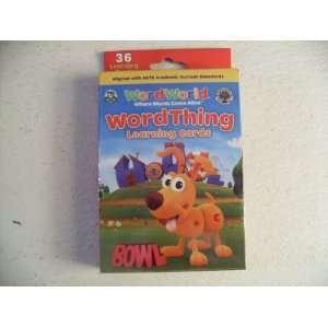 Wordworld, Wordthing Learning Cards: Toys & Games