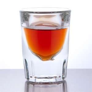  Libbey 5126/A0007 2 oz. Fluted Whiskey / Shot Glass with 1 