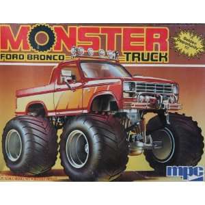  MPC 1 0452 1984 Ford Bronco Monster Truck 1/25 Scale 