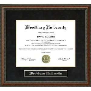  Woodbury University Diploma Frame